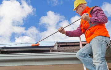 St Brides soft wash roof cleaning